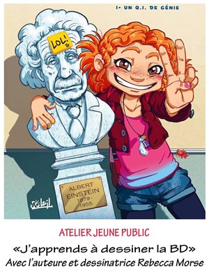 Affiche de J'apprends à dessiner la BD Avec l'auteure Rebecca Morse