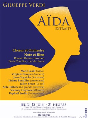 Affiche de Concert Note et Bien