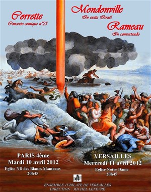 Affiche de Apothéose du grand Motet Français avec l'E.J.V