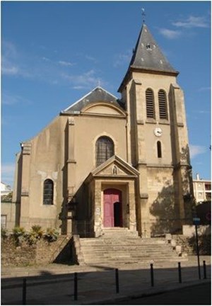 Affiche de Journées Européennes du Patrimoine à l'église Saint-Germain-de-Pantin