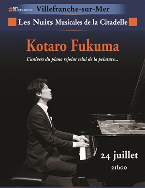 Affiche de Kotaro Fukuma : L'univers du piano rejoint celui de la peinture...