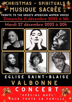 Affiche de Christmas Tribute to The Great American Women Voices