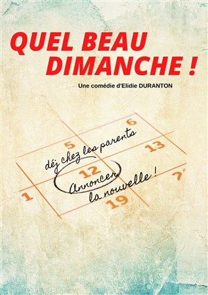 Affiche de Quel beau dimanche !