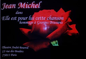 Affiche de Elle est pour lui cette chanson | Hommage à Georges Brassens