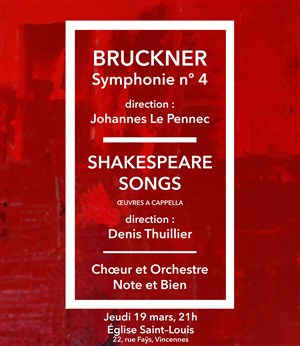 Affiche de Concert Note et Bien