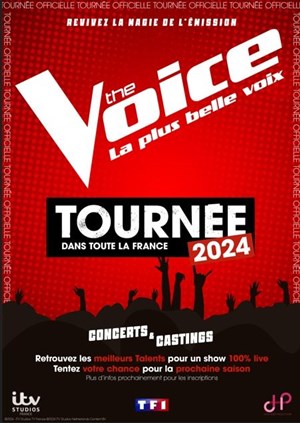 Affiche de The Voice : la tournée 2024