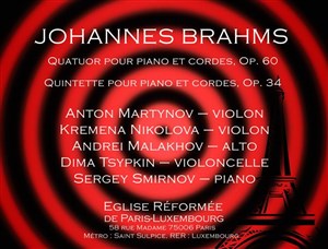 Affiche de Brahms Only | par la Nouvelle Philharmonie