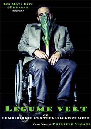 Affiche de Sebastien Coppolino dans Légume vert ou le monologue d'un tétraplégique muet