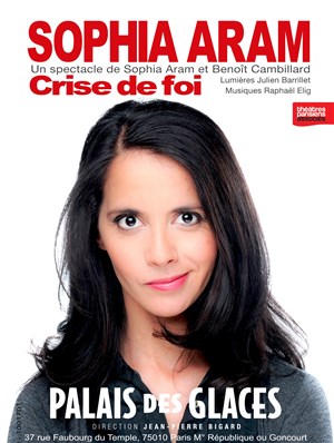 Affiche de Sophia Aram dans Crise de foi