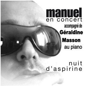 Affiche de Manuel en concert avec Géraldine Masson au piano