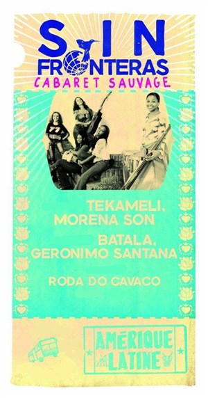 Affiche de Roda do Cavaco + atelier Capoeira, samba, batucada