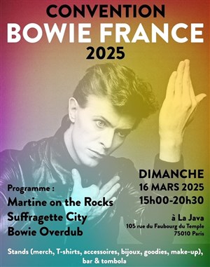 Affiche de Convention Bowie France 2025