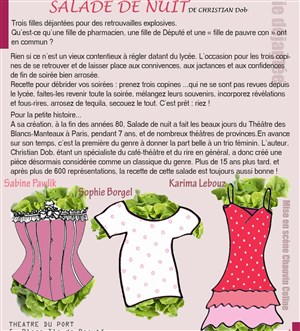 Affiche de Salade de nuit