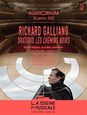 Affiche de Richard Galliano - Les chemins noirs