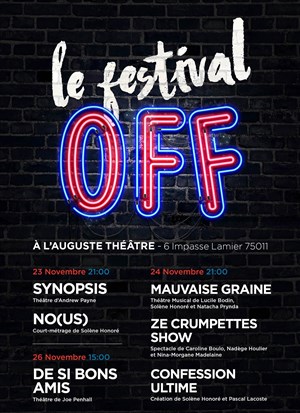 Affiche de Synopsis + No(us) | Le Festival Off