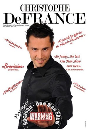 Affiche de Christophe DeFrance dans Warning