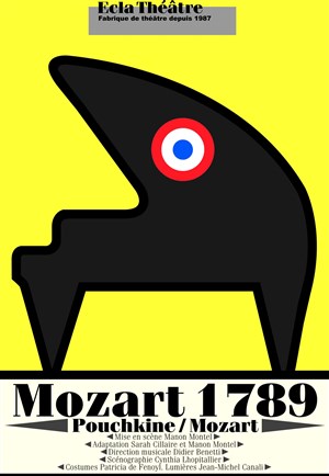 Affiche de Mozart 1789 Création 2011-2012