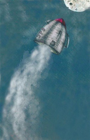 Affiche de Voyage au centre de la terre à la lune (Du sol au plafond !)