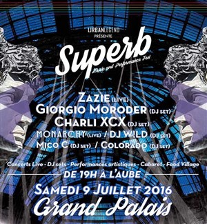 Affiche de Superb invite Zazie & Giorgio Moroder