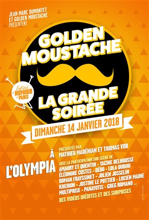 Affiche de La Grande Soirée Golden Moustache