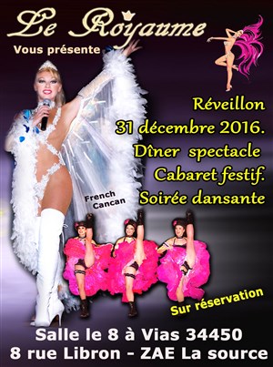 Affiche de Réveillon Saint Sylvestre | Dîner-spectacle