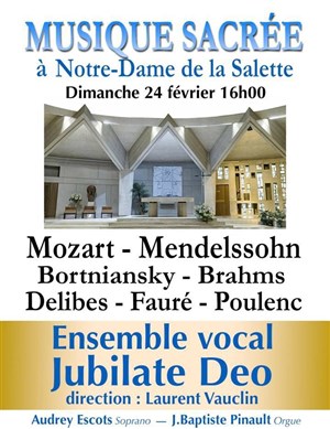 Affiche de Ensemble Vocal Jubilate Deo - Musique sacrée