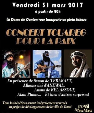 Affiche de Kel Assouf + collectif Touareg