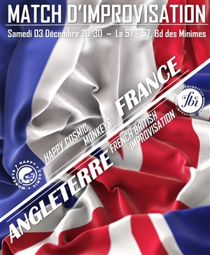 Affiche de Match d'Improvisation : France vs Angleterre