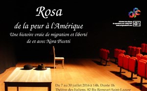 Affiche de Rosa de la peur à l'Amérique