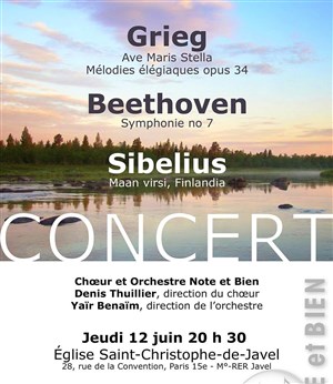 Affiche de Concert Note et Bien