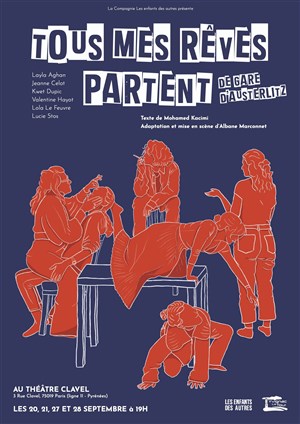 Affiche de Tous mes rêves partent de Gare d'Austerlitz
