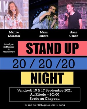Affiche de 3 x 20 minutes | avec Anne Cahen, Manu Bibard, Marine Léonardi