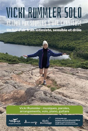 Affiche de Vicki Rummler Solo, Retour aux sources d'une chanteuse
