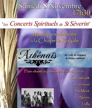 Affiche de Musiques célestes à la Chapelle Royale