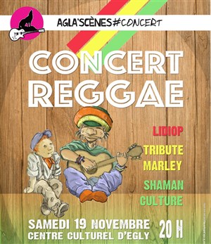 Affiche de Concert reggae | Concert Agla'Scènes