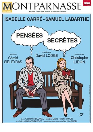 Affiche de Pensées secrètes | avec Isabelle Carré et Samuel Labarthe
