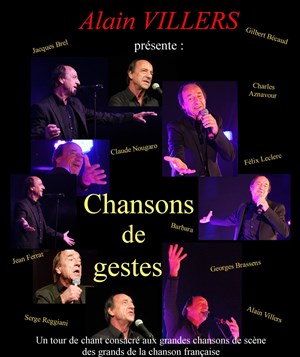 Affiche de Alain Villers : Chansons de geste