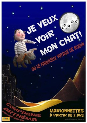 Affiche de Je veux voir mon chat ou le fabuleux voyage de Robin