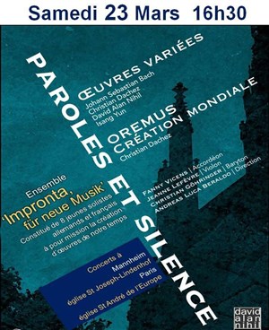Affiche de Ensemble Impronta, für neue Musik