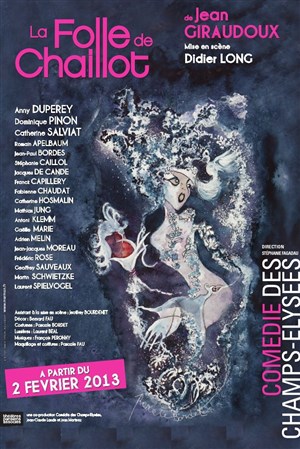 Affiche de La folle de chaillot | avec Anny Duperey et Dominique Pinon