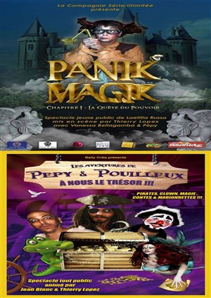 Affiche de Pépy & Pouilleux + Panik Magik