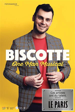Affiche de Biscotte dans One man musical