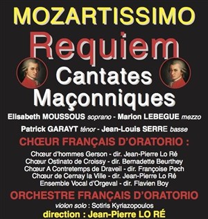 Affiche de Mozartissimo - Requiem et cantates maconniques de Mozart
