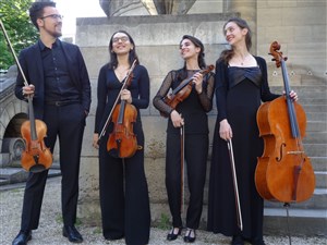 Affiche de Nuit des églises avec le Quatuor Rilke
