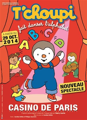 Affiche de T'Choupi fait danser l'alphabet