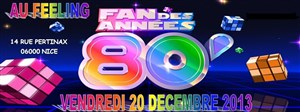 Affiche de Soirée année 80 à Nice