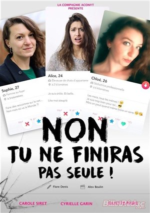 Affiche de Non tu ne finiras pas seule