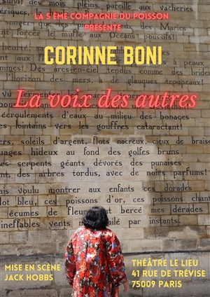Affiche de Corinne Boni dans La voix des autres | En rodage