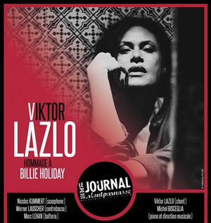 Affiche de Dîner concert : Viktor Lazlo | Hommage à Billie Holiday