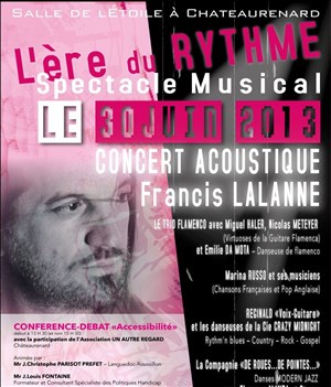 Affiche de L'ère du rythme | avec Francis Lalanne